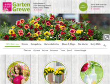 Tablet Screenshot of gartengrewe.de